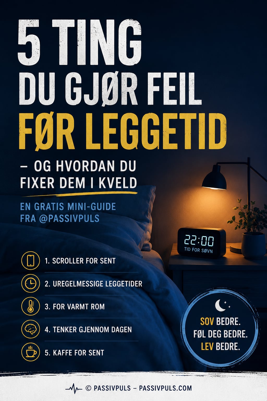 5 kveldsrutiner for dypere søvn – start i kveld