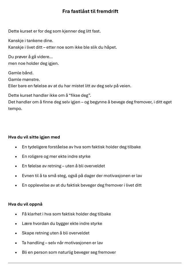 Slipp taket – en guide til å gå videre etter det som var