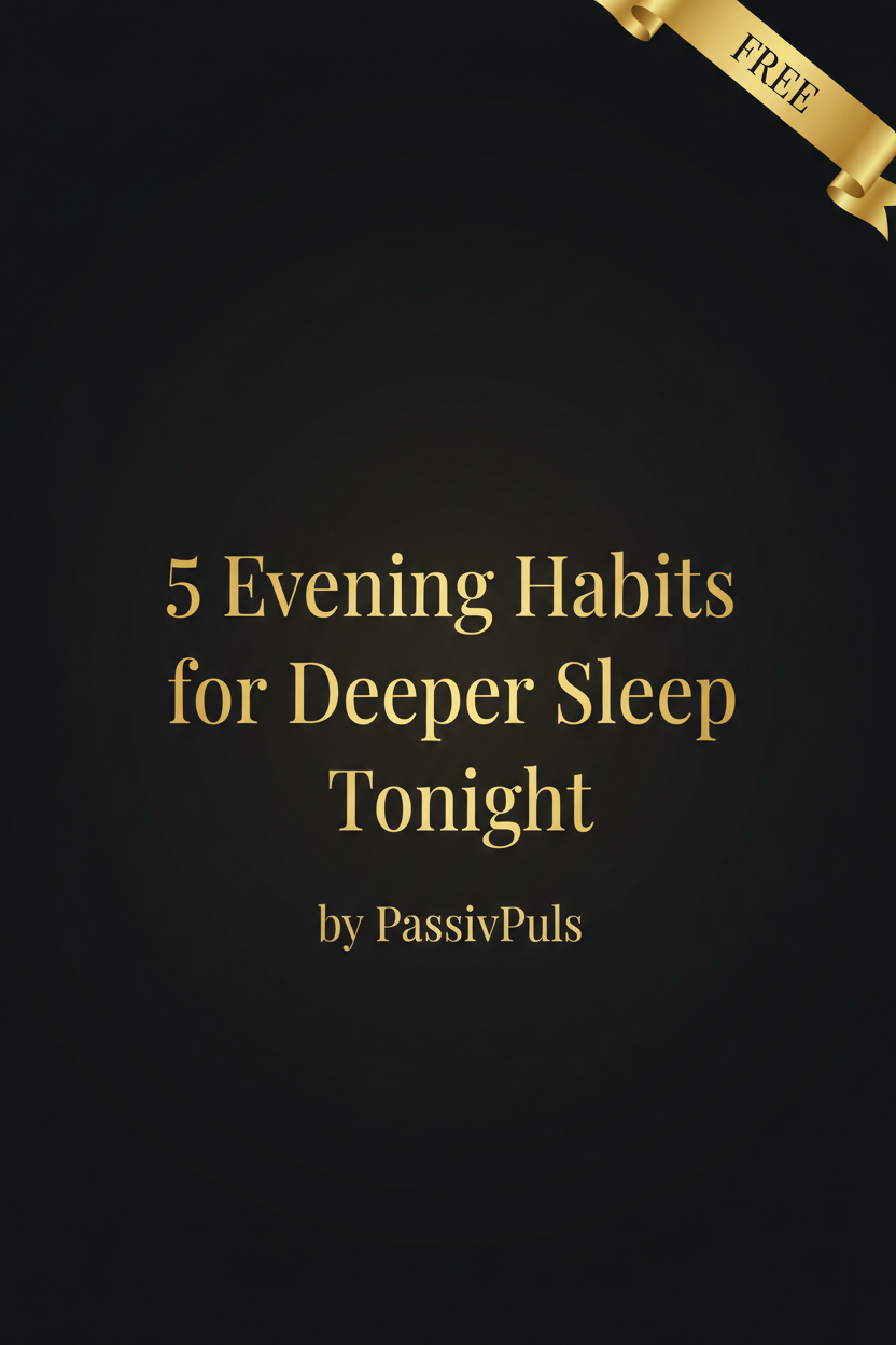 5 Evening Habits for Deeper Sleep Tonight – Free Guide