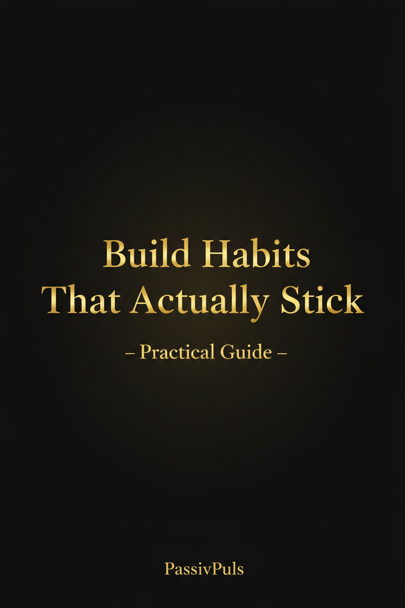 Build Habits That Actually Stick – Practical Guide