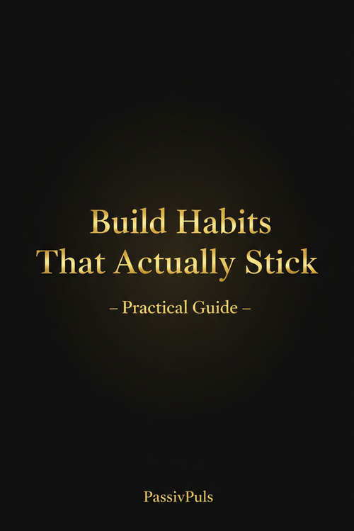 Build Habits That Actually Stick – Practical Guide