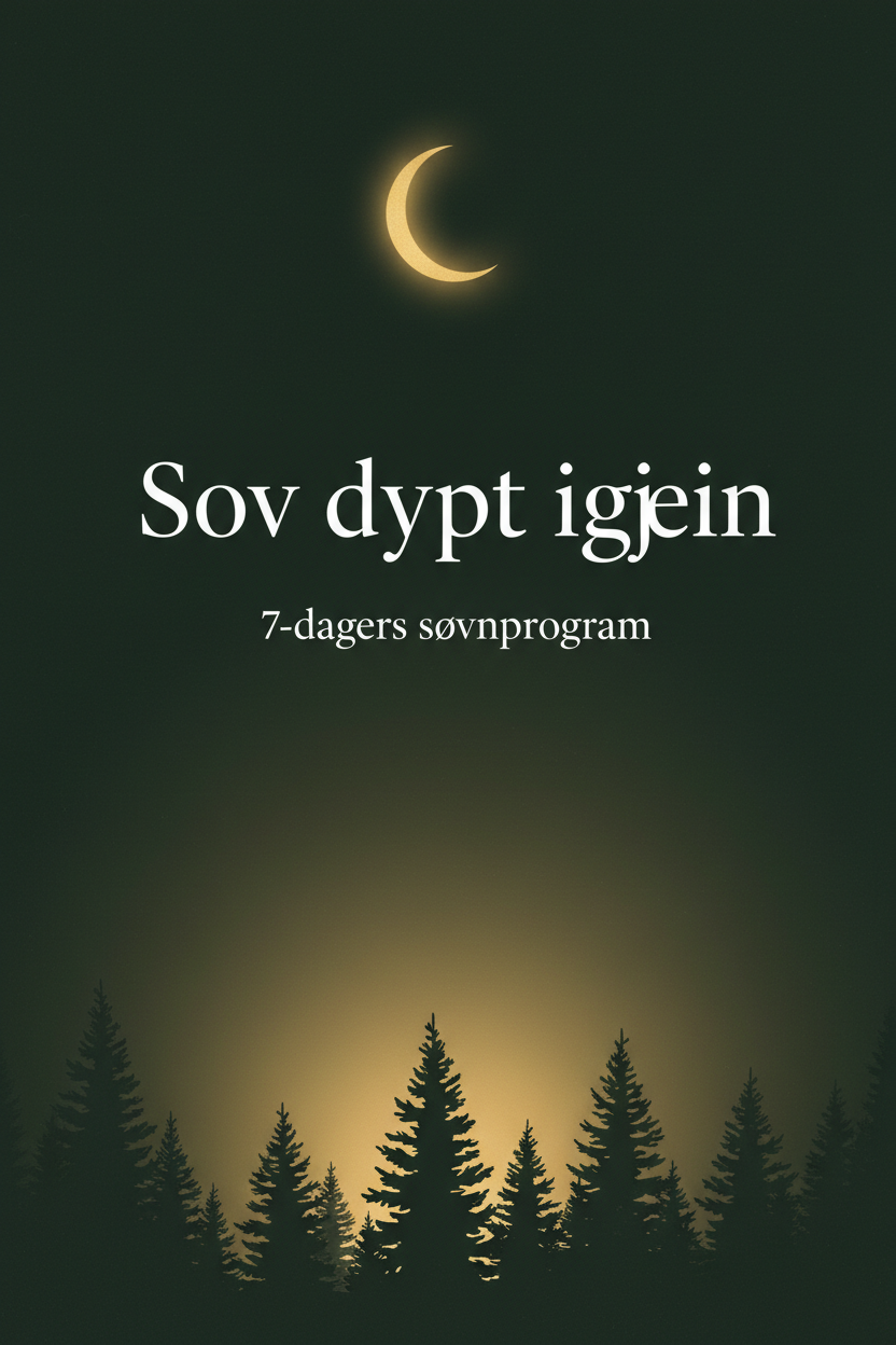 Sov dypt igjen – 7-dagers søvnprogram