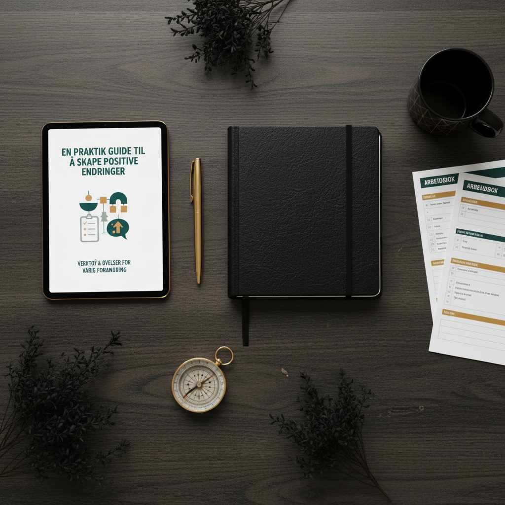 Bygg vaner som faktisk holder – komplett guide + arbeidsbok