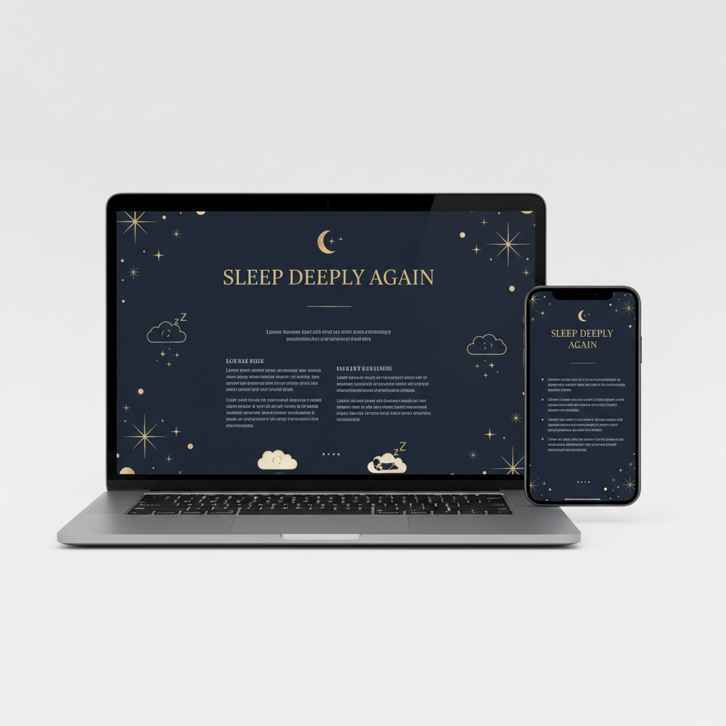 Sleep Deeper in 7 Nights – No Medication Needed